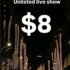 Unlisted live show